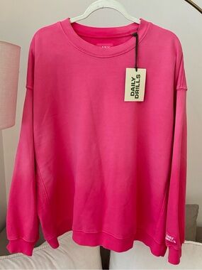 Daily Drills Sunbleached Hot Shot Crewneck Sweatshirt